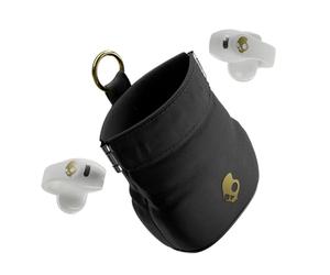 Skullcandy Push 720 Open Wireless Open Ear Bluetooth Earbuds, Headphones, Waterproof, Clip-On Lightweight Design, 30 Hours Battery, Wireless Charging Pouch, Microphone for iPhone Android - Bone