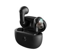 Skullcandy Rail In-Ear Wireless Earbuds, 42 Hr Battery, Skull-iQ, Alexa Enabled, Microphone, Works with iPhone Android and Bluetooth Devices - Black