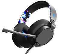 Skullcandy SLYR Multi-Platform Wired Gaming Headset, Removable Mic, Durable and Comfortable Lightweight Design, Ultra-Soft Memory Foam Ear Cushions, PC, Xbox, PlayStation - Blue Digi-Hype