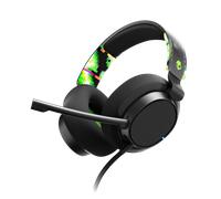 Skullcandy SLYR Pro Multi-Platform Over-Ear Wired Gaming Headset, Enhanced Sound Perception, AI Microphone, Works with Xbox Playstation and PC - Green