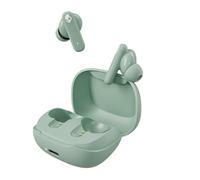 Skullcandy Smokin’ Buds Wireless Earbuds, Bluetooth Headphones, Noise Isolating Fit, Up to 20 Hours Battery, IPX4 Sweat and Water Resistant, Microphone for iPhone Android - Preppy Sage