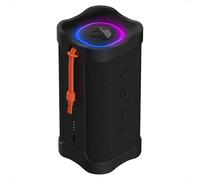 Skullcandy Terrain 2 Wireless Bluetooth Speaker, IPX7 Water Resistant, 14H Battery, Multi-Link, LED Light Show, Lightweight & Portable (Black)
