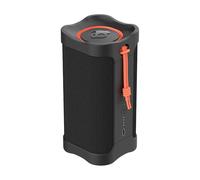 Skullcandy Terrain Wireless Bluetooth Portable Speaker, IPX7 Waterproof, 14 Hour Battery, True Wireless Stereo with Built-In Carry Strap for Travel and Outdoor Use - Black