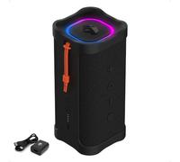 Skullcandy Terrain XL 2 Portable Bluetooth Speaker, IPX7, 18H Battery | Water-Resistant, Multi-Link up to 99 speakers, LED Light Show, Wireless, Rechargeable Battery, Carry Strap, Lightweight
