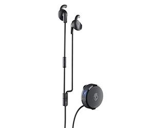 Skullcandy Vert Bluetooth Wireless Earbuds, Microphone, 12h Battery Rapid Charge, Glove Friendly, IPX4 Sweat/Water Resistant, Black/Grey