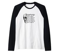 Skullduggery Definition Funny Raglan Baseball Tee