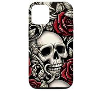 Skulls and Roses Gothic Floral Case for iPhone 12/12 Pro