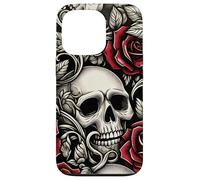 Skulls and Roses Gothic Floral Case for iPhone 13 Pro