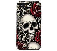 Skulls and Roses Gothic Floral Case for iPhone SE (2020) / 7 / 8