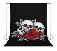 Skulls And Roses Photographic Studio Photo Backgrounds Funny Photography Backdrops Photoshoot Props