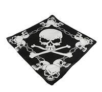 Skulls Barbed Wire Bandana Hair Tie Neck Wrist Band