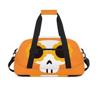 Skulls Day Of The Dead Design Gym Bag Sports Duffle Bag Weekend Sleepover Duffel Bags Small Travel Tote for Overnight Workout Gymnastics Dance Ballet, Skulls Day Of The Dead Design, 18.9 x 8.7 x 10.6