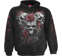 Skulls N´ Roses Hoodie Spiral Direct Black XS