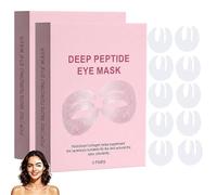 Skulta Deep Peptide Collagen Eye Mask, Collagen Eye Patches, Under Eye Patches 360° Fit For Dark Circles & Puffy Eyes, Three-Piece Design Covers The Entire Eye Area For Fine Lines & Eye Bags (2 Box)
