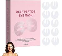 Skulta Deep Peptide Collagen Eye Mask, Peptide-Powered Deep Collagen Eye Mask for Dark Circles & Puffy Eyes, Three-Piece Design Covers the Entire Eye Area for Fine Lines & Eye Bags (5 pairs)