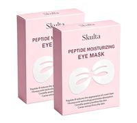 Skulta Deep Peptide Collagen Eye Mask, Three-Piece Design Covers the Entire Eye Area, Suitable for Under-Eye Areas, Eyelids, Eyebrows, Crow's Feet, and Eye Bags (2pcs)