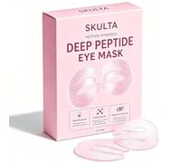 Skulta Deep Peptide Eye Mask - Three-Piece Design Covers the Entire Eye Area, Suitable,Reduces Puffiness, Dark Circles & Fine Lines, for Under-Eye Areas, Eyelids, Crow's Feet & Eye Bags (1Pcs)