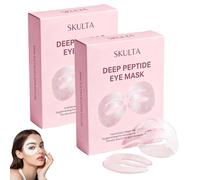 Skulta Deep Peptide Eye Mask, Under Eye Patches for Dark Circles & Puffy Eyes, Three-Piece Design Covers the Entire Eye Area for Fine Lines & Eye Bags