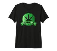 Skuncle Weed Smoker 420 Marijuana Lover Uncle Premium T-Shirt