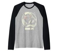 Skunk Ape Cryptozoology Cryptid Folklore Mythical Raglan Baseball Tee