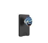 Skunk Art Starry Night Animal Skunk Lover PopSockets PopWallet for MagSafe