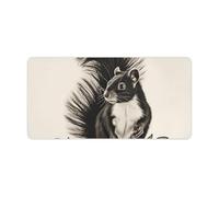 Skunk Desk Pad Waterproof Writing Mouse Pad Non-Slip Laptop Desk Protector Large Office Desk Mat Computer Keyboard Rubber Mat for Work Home Decor 12" X 24"