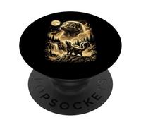 Skunk Howling at the Moon Meme PopSockets Adhesive PopGrip