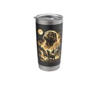 Skunk Howling at the Moon Meme Stainless Steel Insulated Tumbler