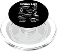 Skunk Life Funny Animal Behavior PopSockets PopGrip for MagSafe