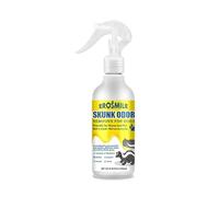 Skunk Odor Remover For Dogs,Removing Skunk Smell From House,Friendly For Dogs Head & Face,Suitable For Pet Areas,Fabrics,Carpets,Clothing,Car,Garages,Tool Sheds Odor Eliminator Spray 8.45oz