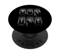 Skunk Photobooth Funny Animal Portrait PopSockets Adhesive PopGrip