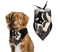 Skunk Pinknose Pet Bandana Dogs Triangle Scarf Cats Handkerchief Puppy Costume