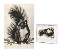 Skunk Puzzles 500 Pieces Personalized Jigsaw Puzzles Photos Puzzle for Adults Challenging Picture Puzzle with Storage Bag Jigsaw for Men Women Home Decor (19.7" x 29.5")