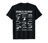 Skunk Tail Skunks Of The World Mephitidae Skunk Whisperer T-Shirt