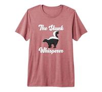 Skunk Whisperer Bad Smelly Gland Black White Mammal Skunk Premium T-Shirt