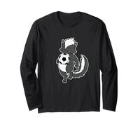 Skunk with Football Long Sleeve T-Shirt