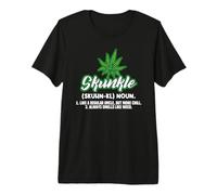 Skunkle Like A Regular Uncle But More Chill Weed Plant Premium T-Shirt