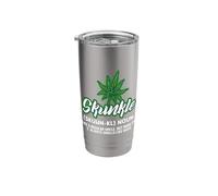 Skunkle Like A Regular Uncle But More Chill Weed Plant Stainless Steel Insulated Tumbler