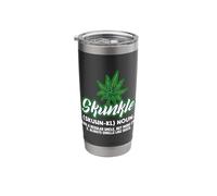 Skunkle Like A Regular Uncle But More Chill Weed Plant Stainless Steel Insulated Tumbler