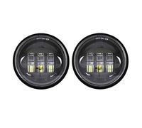 SKUNTUGUANG 4.5 inch 30W Black LED Fog Light Projector Auxiliary headlights Motorcycle Passing Lamp For Harley