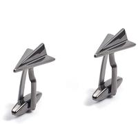 SKUZA Cufflink Nail,Creative new paper airplane shape cufflinks French shirt cuff nails Personalized metal cufflinks cufflinks