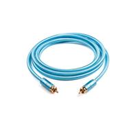 SKW RCA to RCA Digital Coaxial Cable Subwoofer RCA Cable for Amplifier, Stereo, HiFi System (2 m)