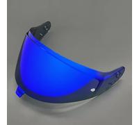 Skwal i3 Helmet Visor for SHARK Skwal i3 D-Skwal3 Ridill 2 Replacement Face Shield Motorcycle Lens Accessories Durable Sunscreen(Deep Blue)