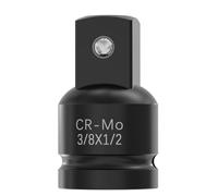 Skweawert 3/8" Female to 1/2" Male Socket Adapter CR-MO steel Square Drive Socket Adapter and Reducer with Friction Ball Impact Driver Wrench Conversions for Auto Construction