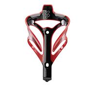 Skwiki Bike Water Bottle Cage, Carbon Fiber Core+ Nylon PA6, Dual Sculpture Forming, Secure Retention Design, Great Accessibility, Quick and Easy Installation, Two Tune, Red/Black,1 Piece