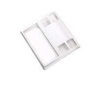 SKWXCCCVM Car Roof Reading Lamp Panel Frame Decoration Cover Compatible With BMW X3 E83 2003-2010 Interior Styling Accessories(Silver)