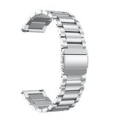 SKXMOD 18mm Stainless Steel Strap For Garmin Vivoactive 3S 4S Watch Band Venu 2S Vivomove 3S Move 3S Smartwatch Bracelet Wristband Belt(Silver,For Garmin Venu 2S)