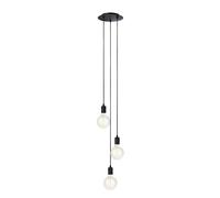 Sky 3 Light Ceiling Pendant - Black