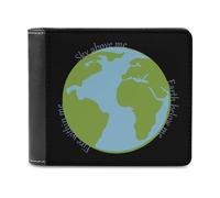 Sky Above Me Earth Below Me Men's Bifold Wallet Slim Cash Card Holder Leather Purse