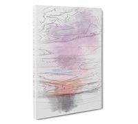 Sky Above the Mountain Sketch Canvas Print | Gallery Wrapped 30mm Frame Wall Art | 30x20 inches | Ready to Hang | Modern Landscape Picture | Living Room Bedroom Lounge Office